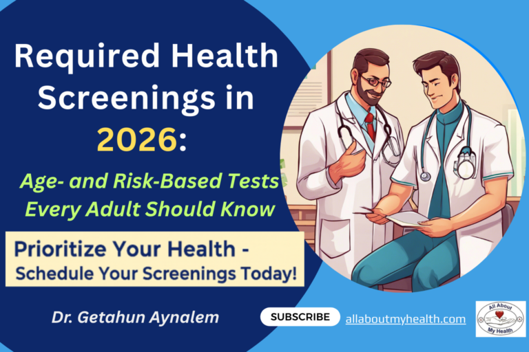 Required Health Screenings in 2026: Age and Risk Based Tests Every Adult Should Know