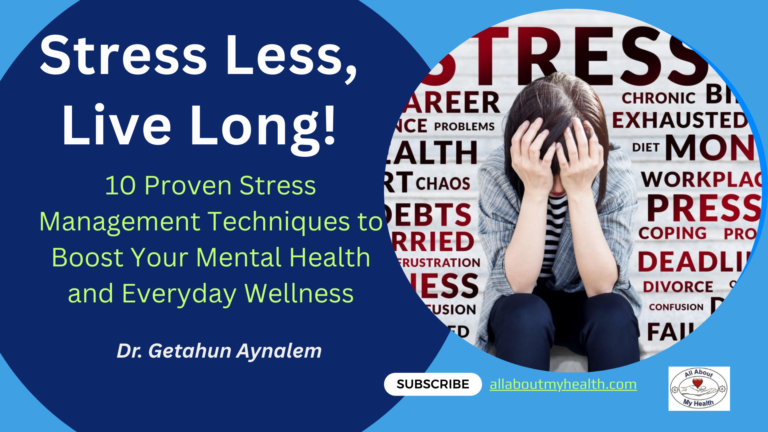 Stress Less, Live More: 10 Proven Stress Management Techniques for Better Mental Health